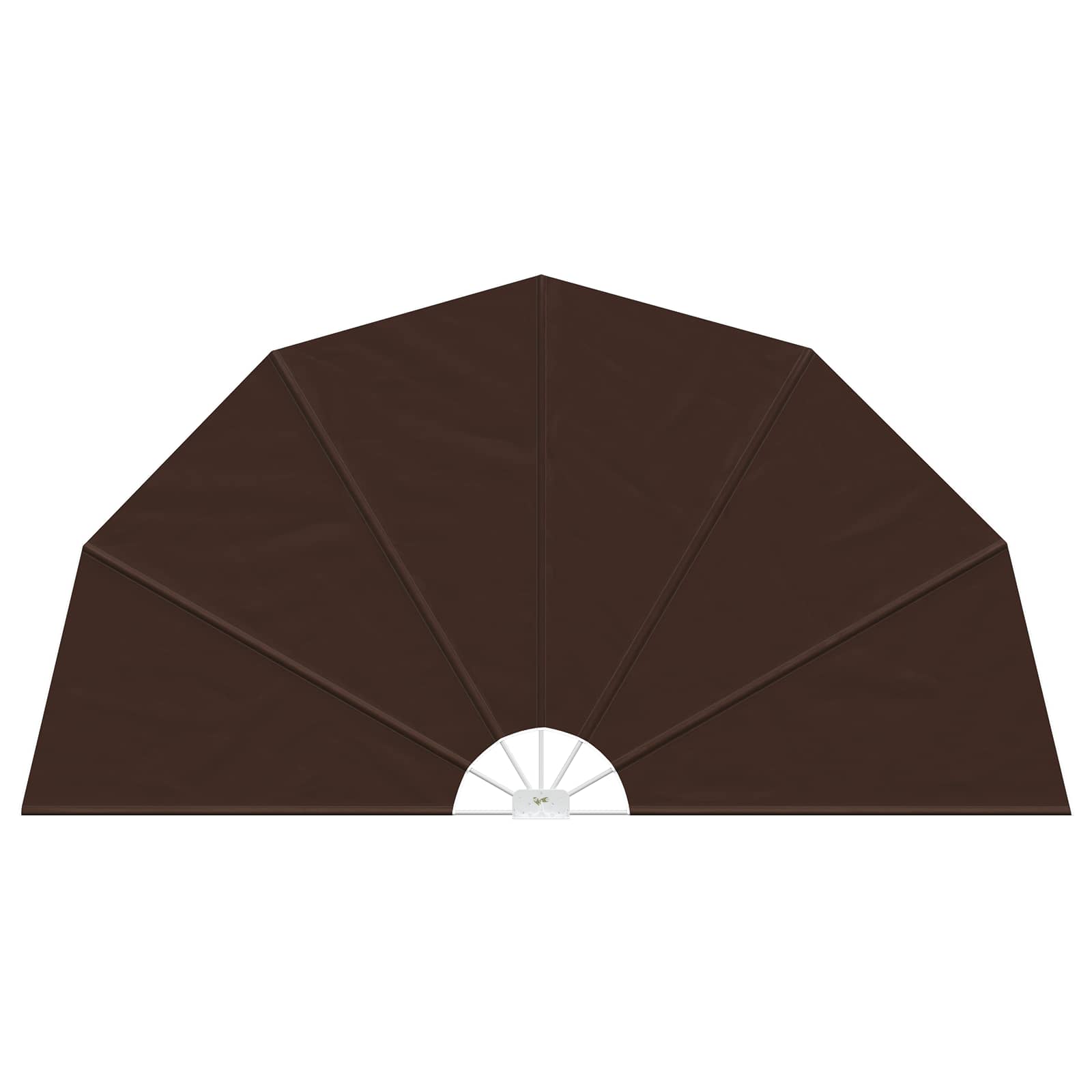 Balkon Privacy Scherm Ø 320 cm Polyester Bruin