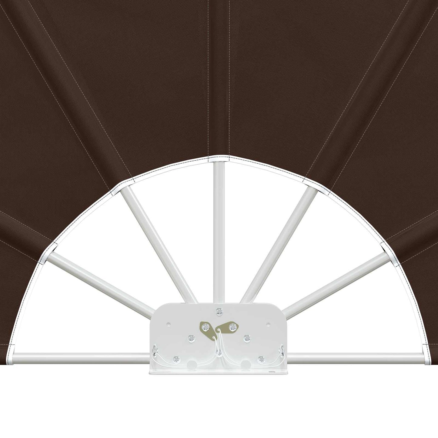 Balkon Privacy Scherm Ø 400 cm Polyester Bruin