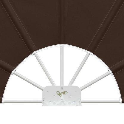 Balkon Privacy Scherm Ø 400 cm Polyester Bruin