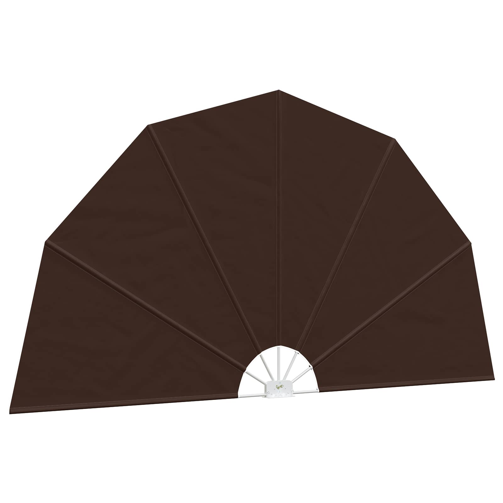 Balkon Privacy Scherm Ø 400 cm Polyester Bruin