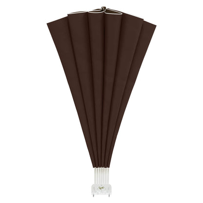 Balkon Privacy Scherm Ø 400 cm Polyester Bruin