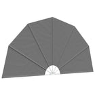 Balkon Privacy Scherm Ø 320 cm Polyester Lichtgrijs