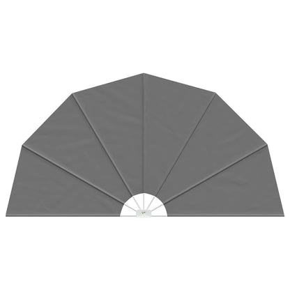 Balkon Privacy Scherm Ø 320 cm Polyester Lichtgrijs