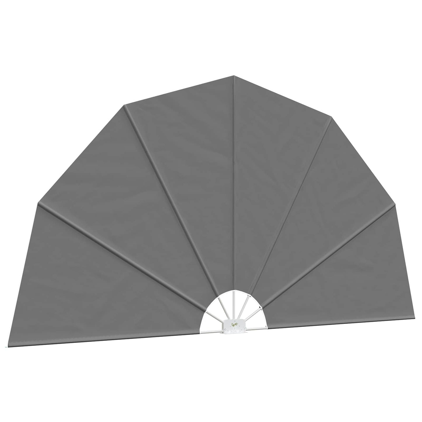 Balkon Privacy Scherm Ø 400 cm Polyester Lichtgrijs