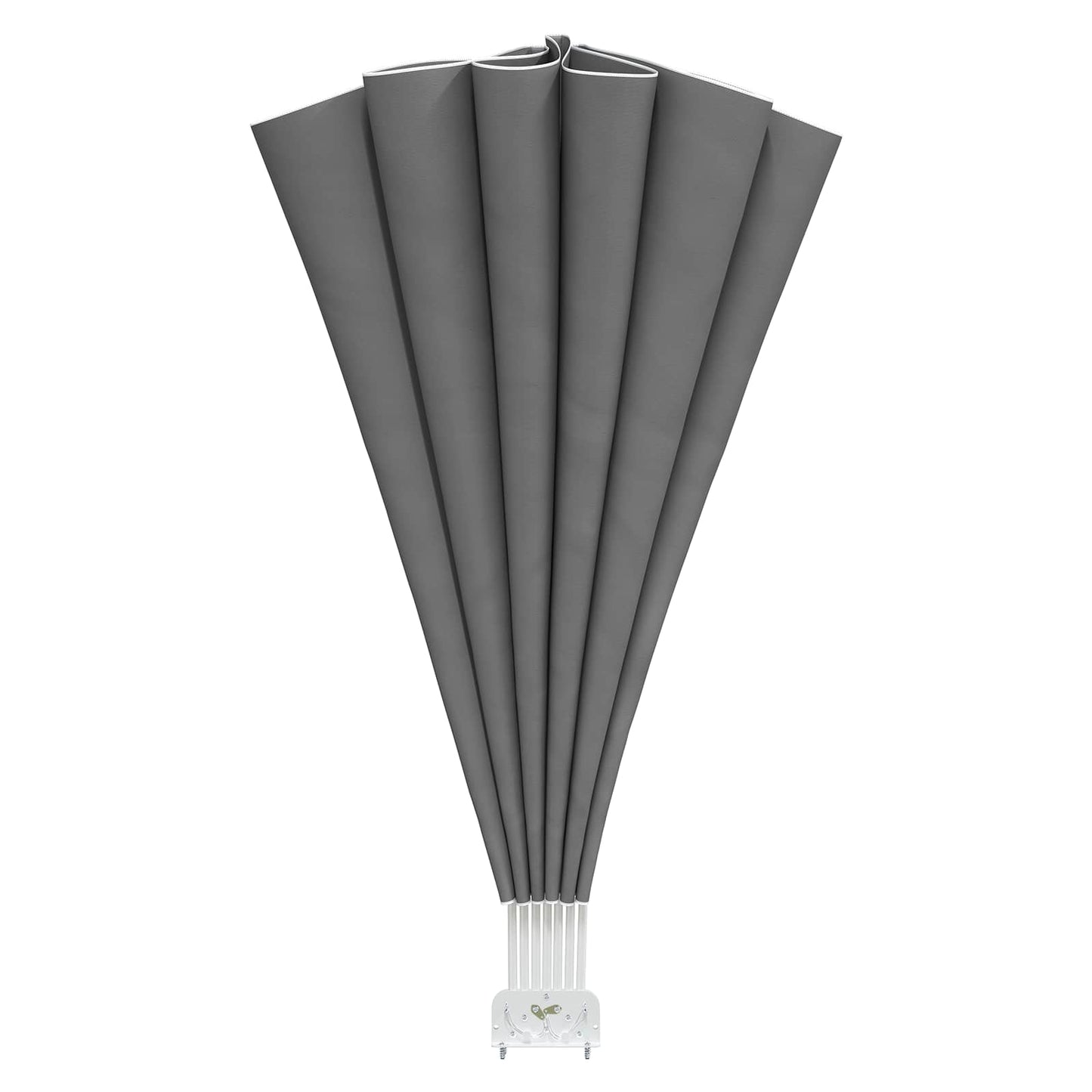 Balkon Privacy Scherm Ø 400 cm Polyester Lichtgrijs