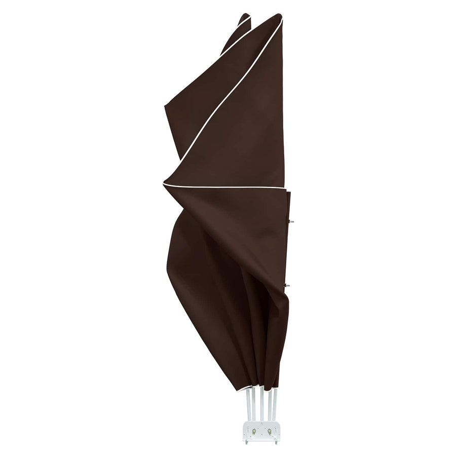 Balkon Privacy Scherm 200 x 400 cm Polyester Rechthoekig Bruin