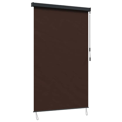 Rolgordijn Bruin 60 x 250 cm Stof en Aluminium