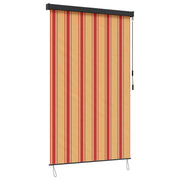 Buitenrollgordijn 80x250 cm multikleur stof aluminium