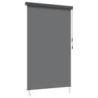 Rolgordijn 120x250 cm lichtgrijs polyester aluminium