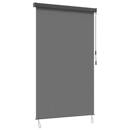 Rolgordijn Lichtgrijs 120 x 250 cm Stof en Aluminium