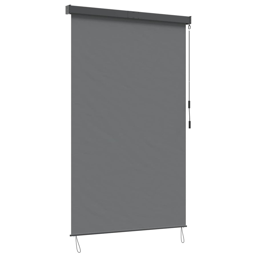 Rolgordijn Lichtgrijs 120 x 250 cm Stof en Aluminium
