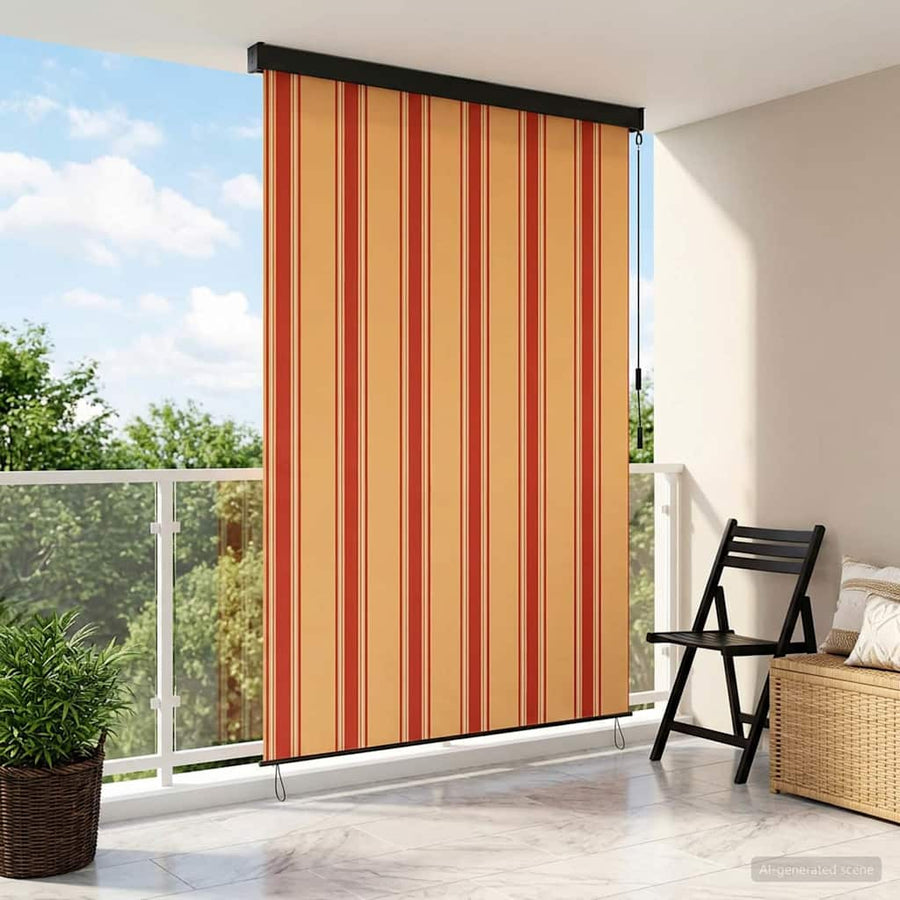 Rolgordijn Multikleur 120 x 250 cm Stof en Aluminium