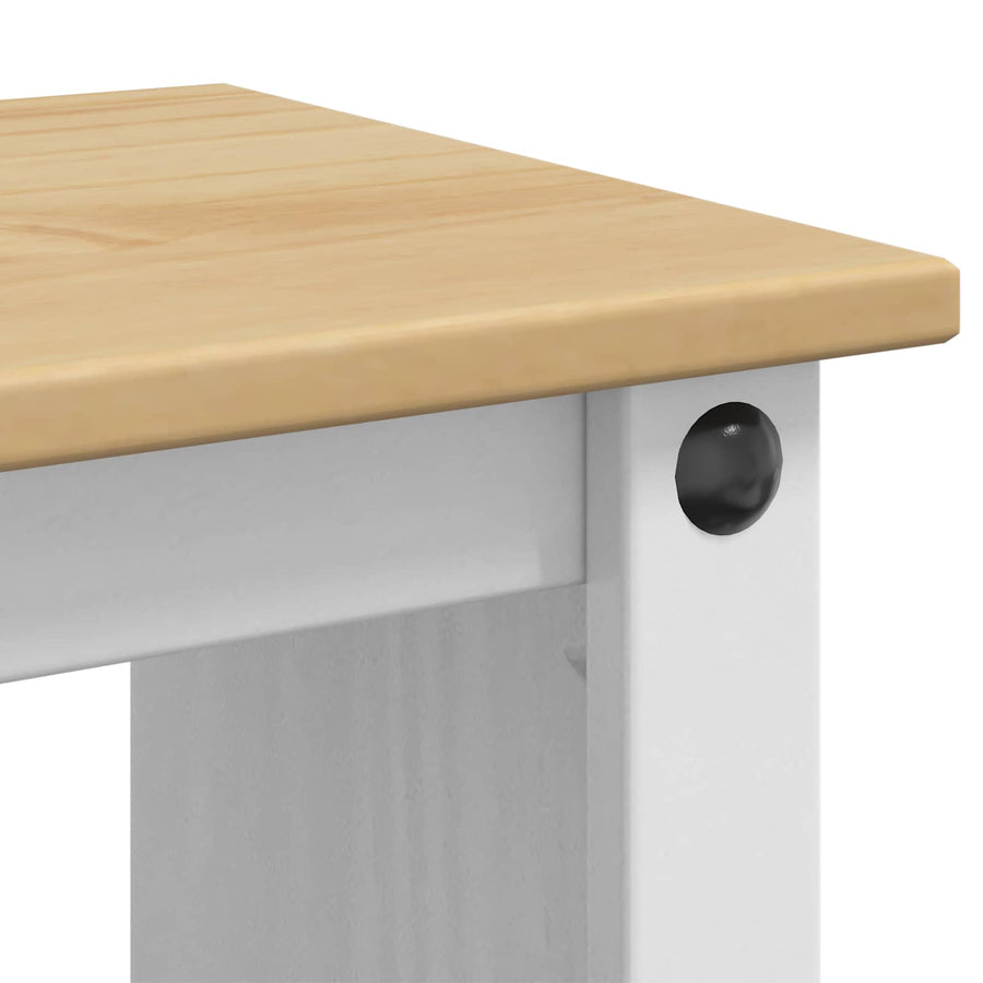 Aquarium Stand CORONA Wit en Bruin 60,5 x 30 x 60 cm 150 kg