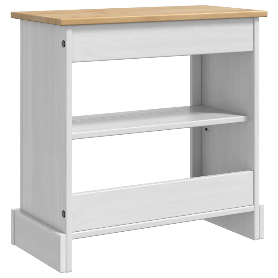 Aquarium Stand CORONA Wit en Bruin 60,5 x 30 x 60 cm 150 kg