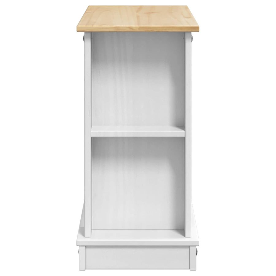Aquarium Stand CORONA Wit en Bruin 60 x 30 x 60 cm 150 kg