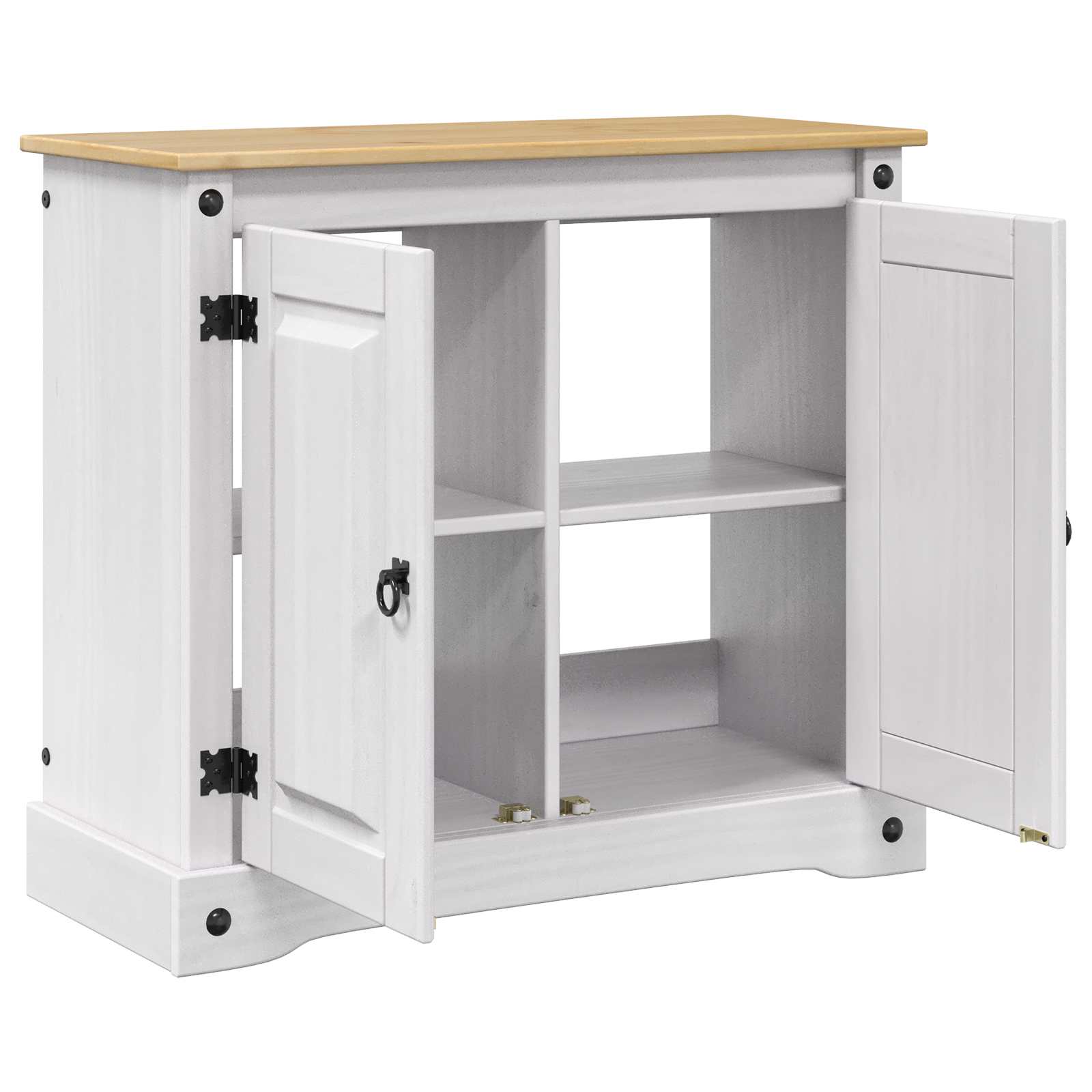 Aquarium Stand CORONA Wit en Bruin 81,5 x 37 x 73 cm 250 kg
