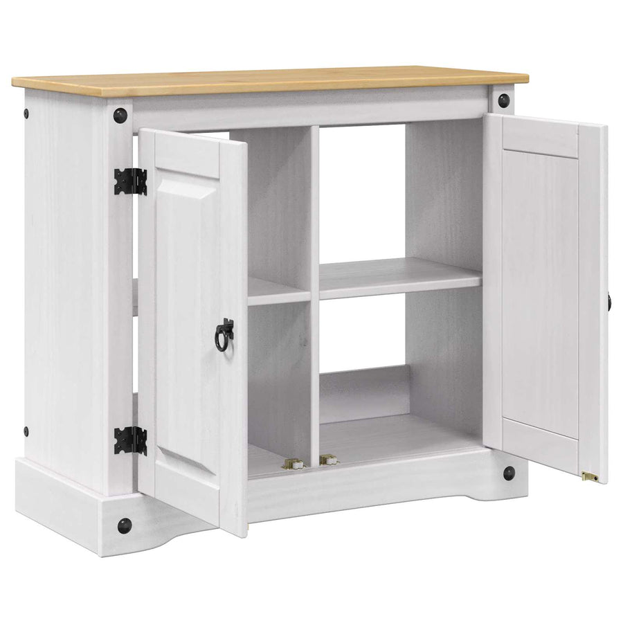 Aquarium Stand CORONA Wit en Bruin 81,5 x 37 x 73 cm 250 kg