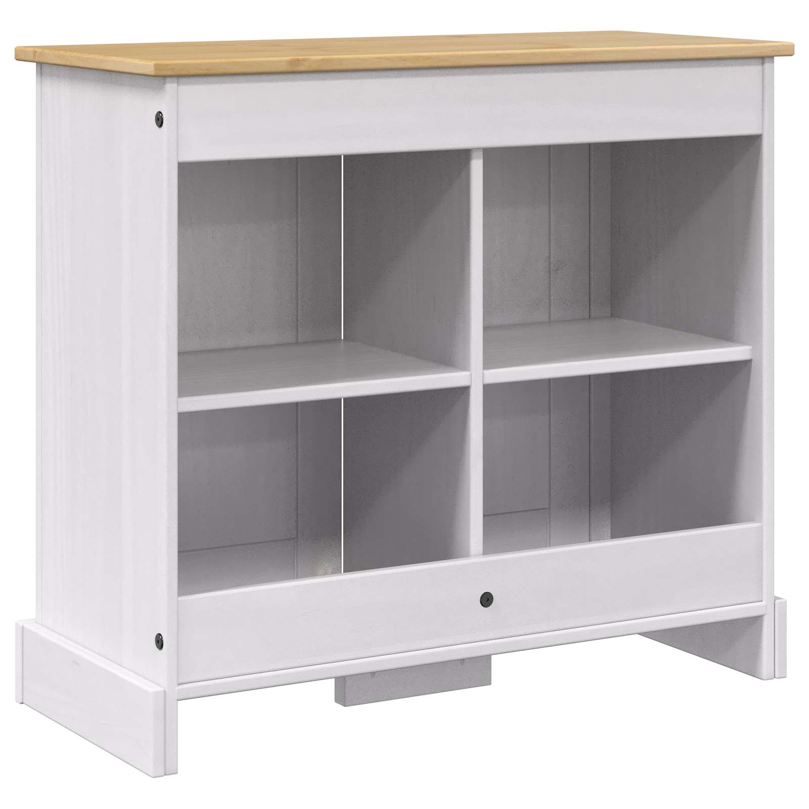 Aquarium Stand CORONA Wit en Bruin 81,5 x 37 x 73 cm 250 kg