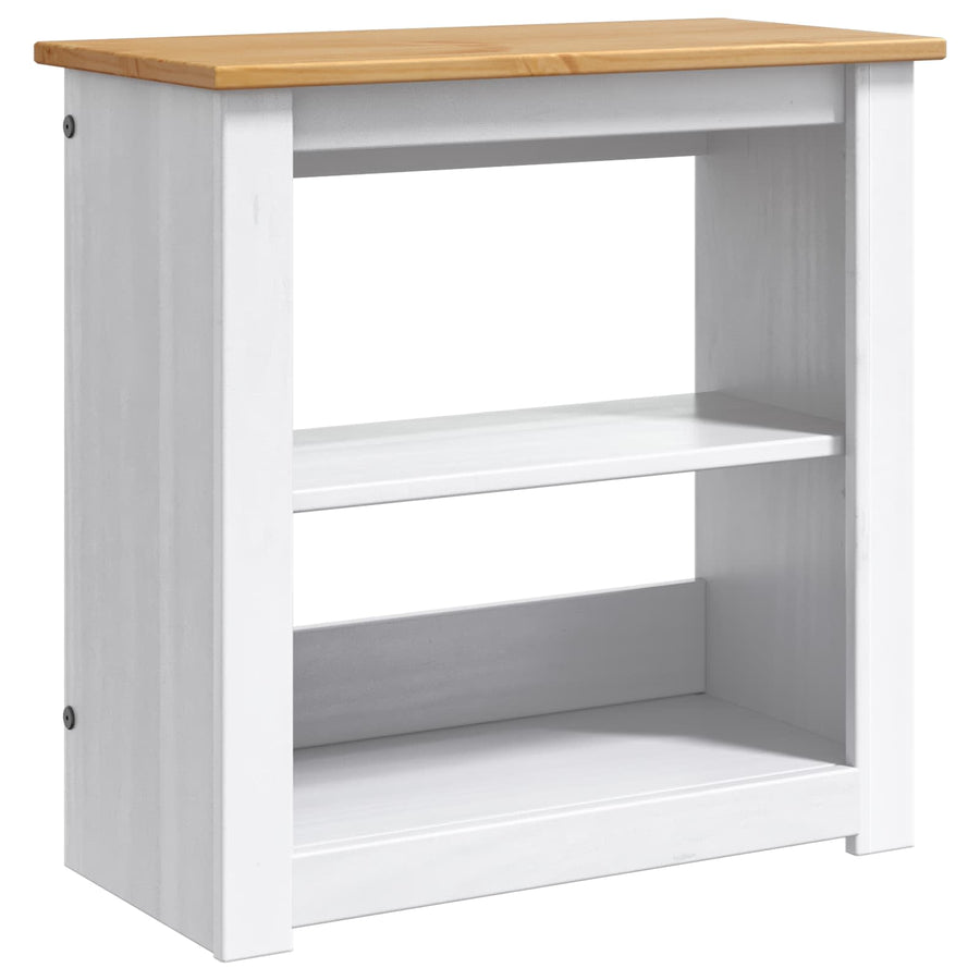 Aquarium Stand PANAMA Wit en Bruin 60 x 30 x 60 cm 150 kg