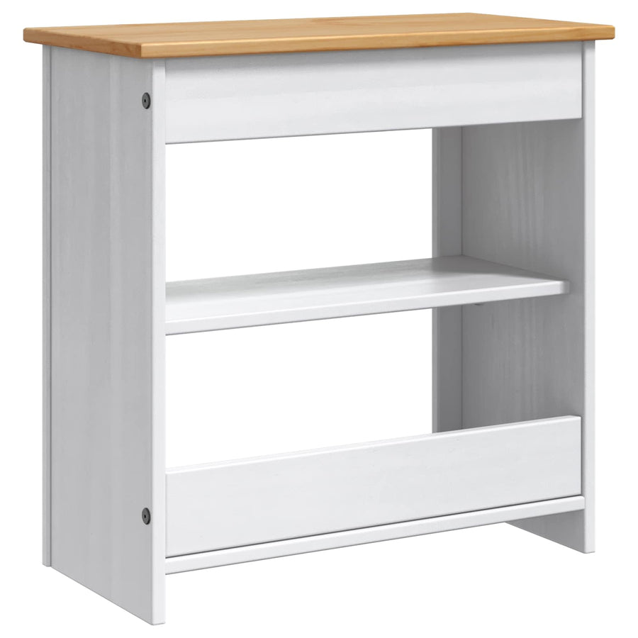 Aquarium Stand PANAMA Wit en Bruin 60 x 30 x 60 cm 150 kg