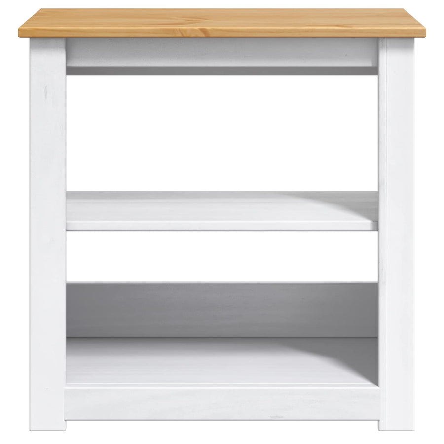 Aquarium Stand PANAMA Wit en Bruin 60 x 30 x 60 cm 150 kg