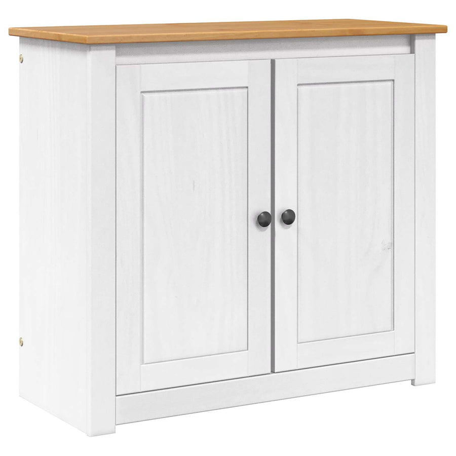 Aquarium Stand PANAMA Wit en Bruin 81 x 36 x 73 cm 250 kg