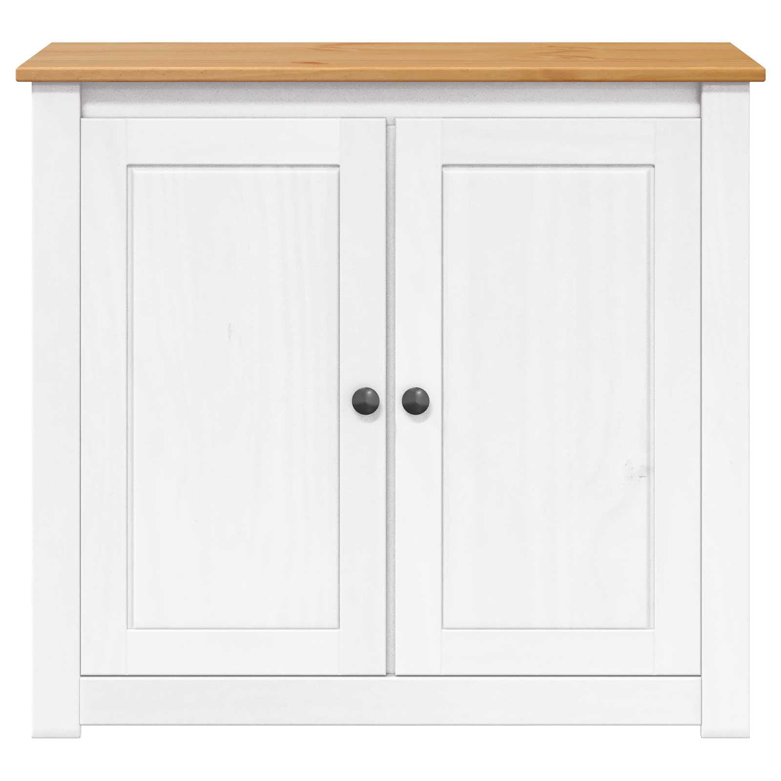 Aquarium Stand PANAMA Wit en Bruin 81 x 36 x 73 cm 250 kg