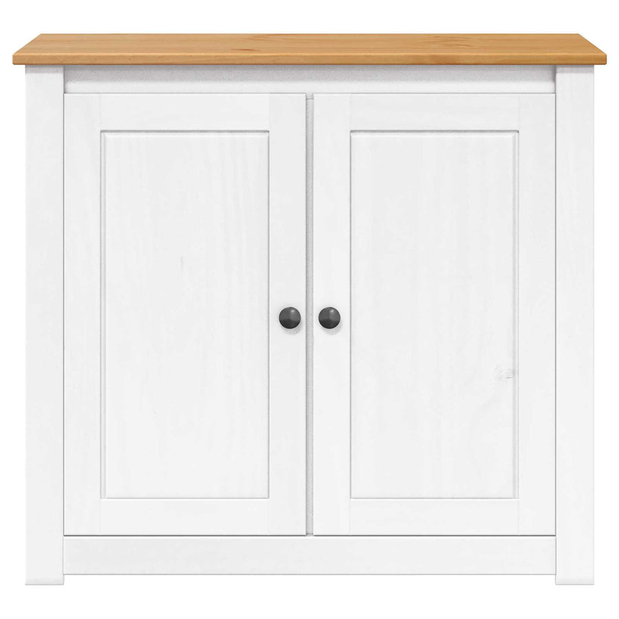 Aquarium Stand PANAMA Wit en Bruin 81 x 36 x 73 cm 250 kg