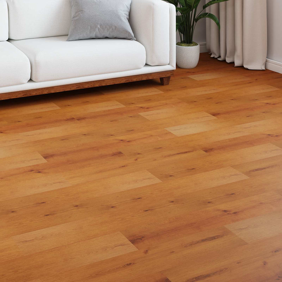 Laminaatvloer 5 pcs Zand Beige 101 x 20 x 0,8 cm Bewerkt hout