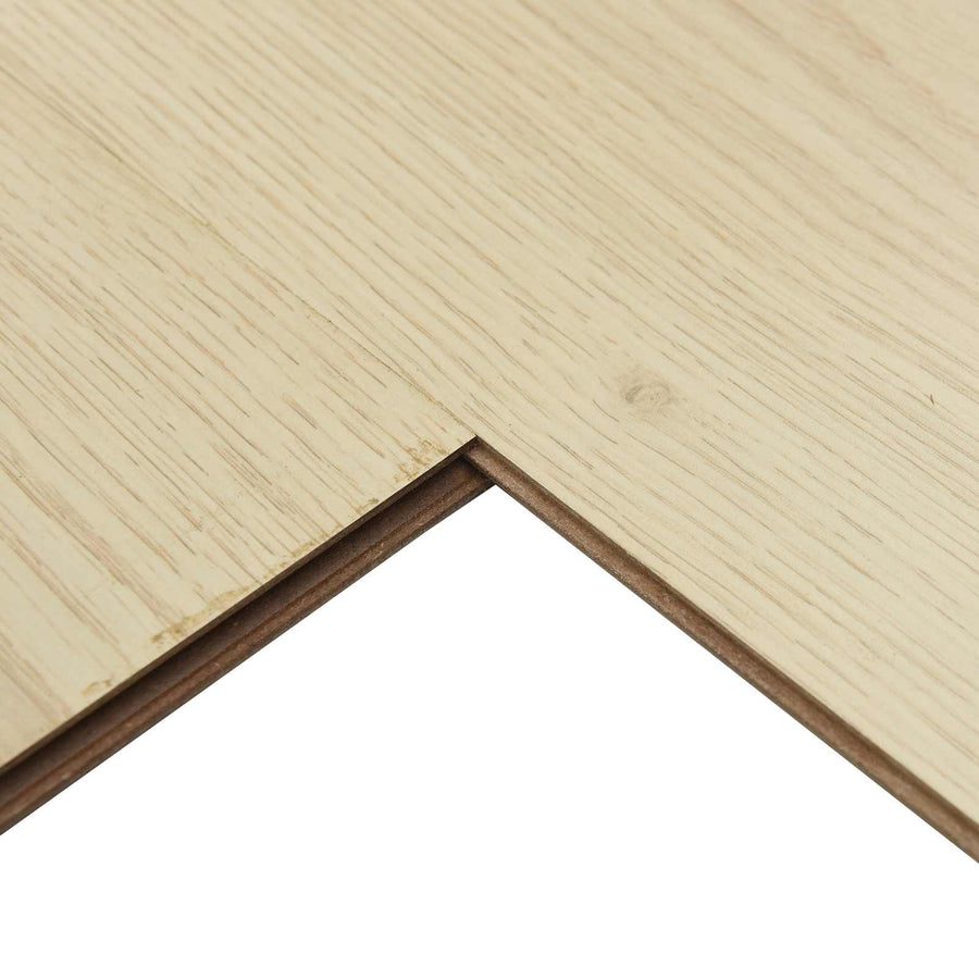 Laminaatvloer 5 pcs Zacht Beige 101 x 20 x 0,8 cm Bewerkt hout