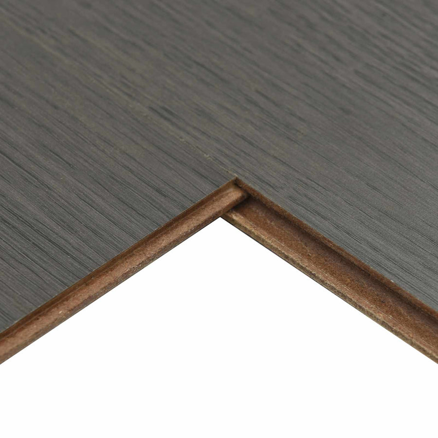 Laminaatvloer 5 pcs Warm Grijs 101 x 20 x 0,8 cm Bewerkt hout