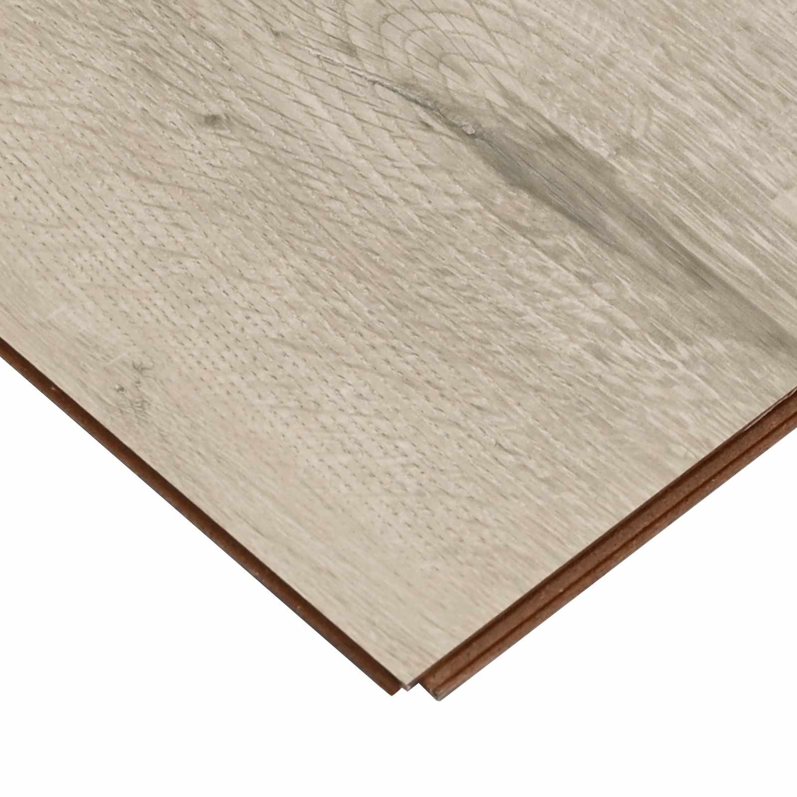Laminaatvloer 5 pcs Wit gewassen Bruin 101 x 20 x 0,8 cm