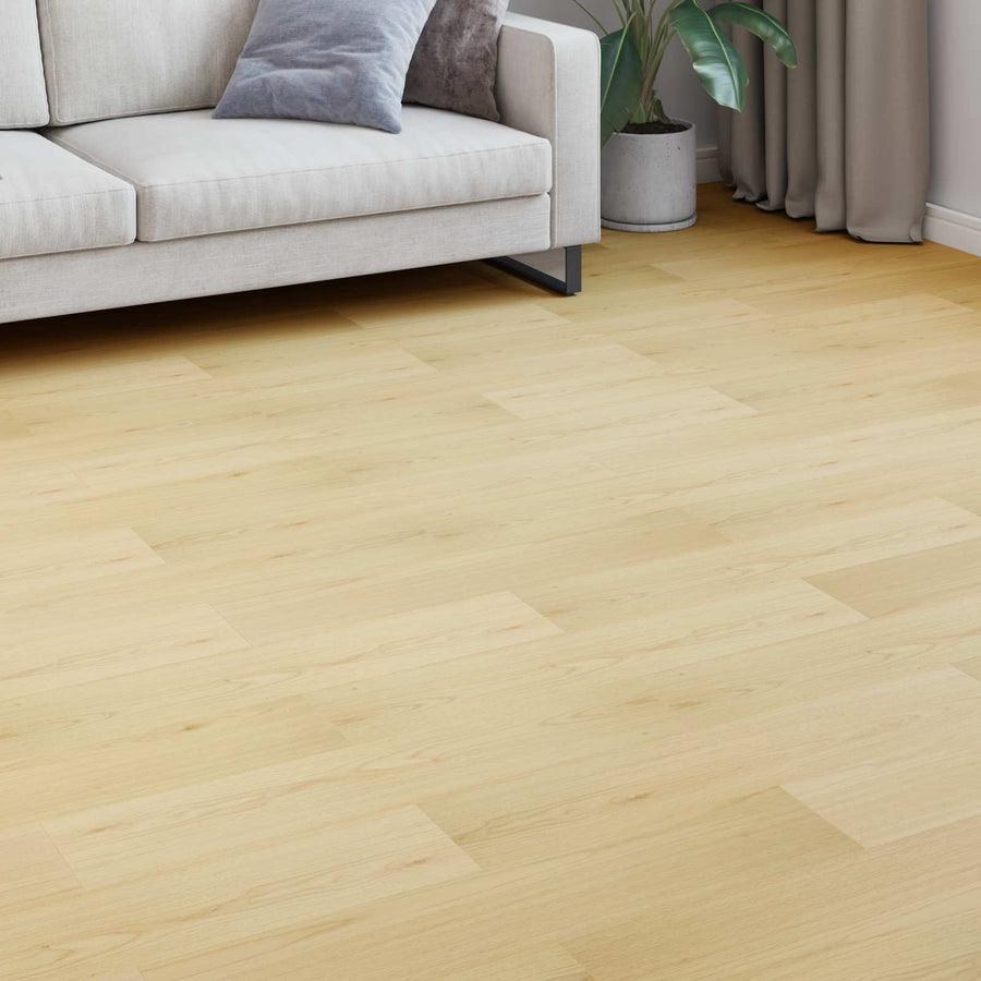 Laminaatvloer 15 pcs Zacht Beige 101 x 20 x 0,8 cm Bewerkt hout
