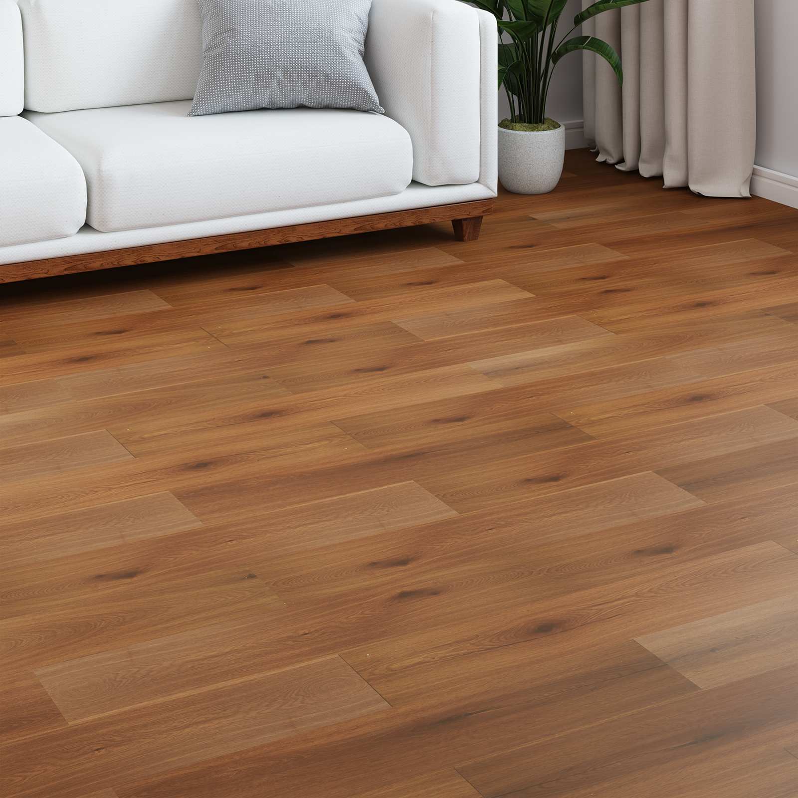 Laminaatvloer 15 pcs Goud Geel 101 x 20 x 0,8 cm Bewerkt hout