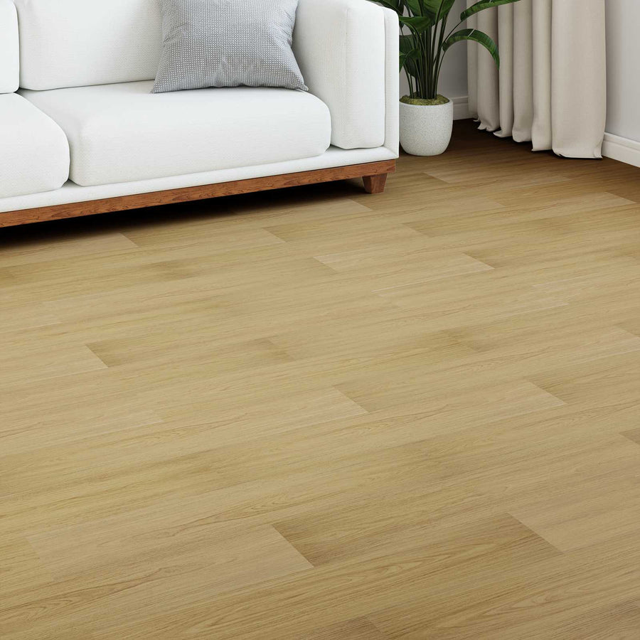Laminaatvloer 15 pcs Zacht Crème 101 x 20 x 0,8 cm Bewerkt hout