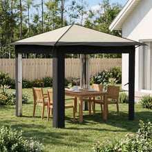 Gazebo zonder Zijwand 2,6 x 2,6 m Crème en Antraciet