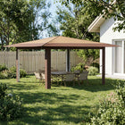 Paviljoen 4x4 m beige bruin