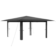 Paviljoen zonder Zijwand 4 x 4 m Lichtgrijs en antracietkleurig