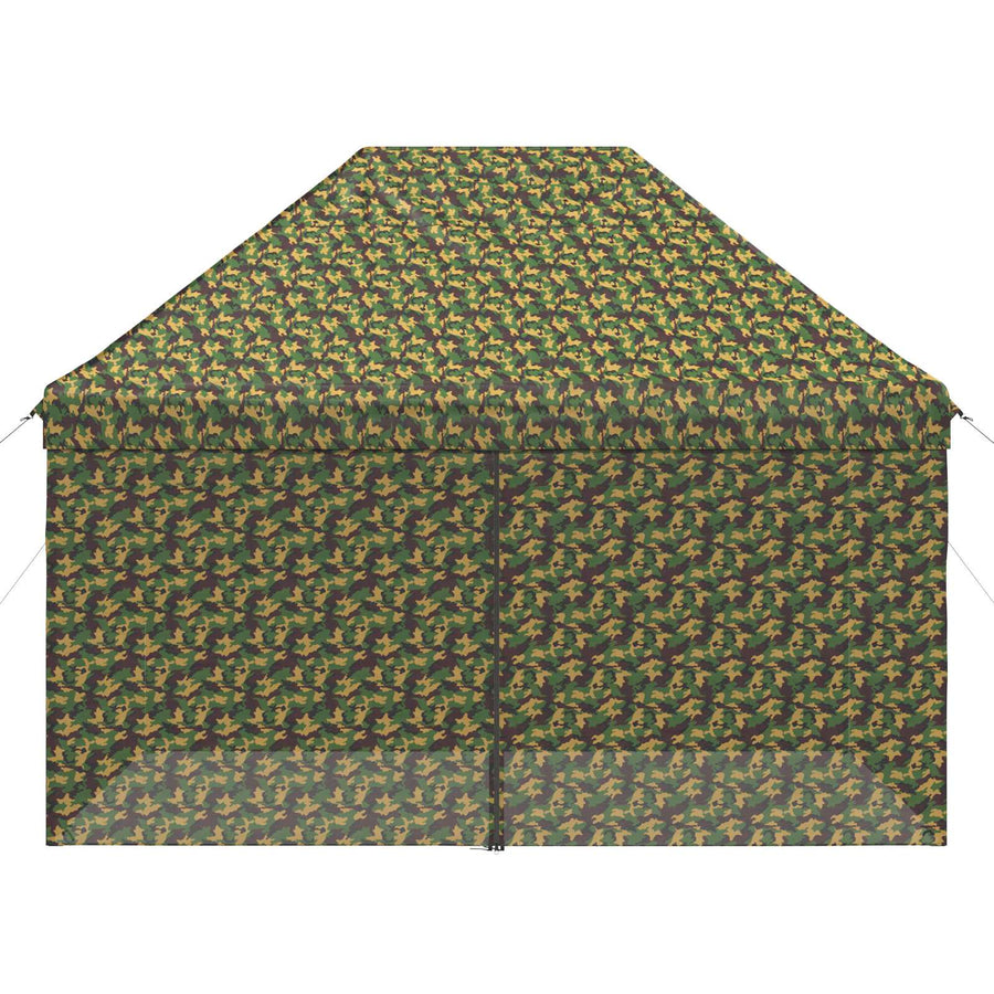 Tent met 4 Zijwanden 2,95 x 4,1 m Leger Camouflage