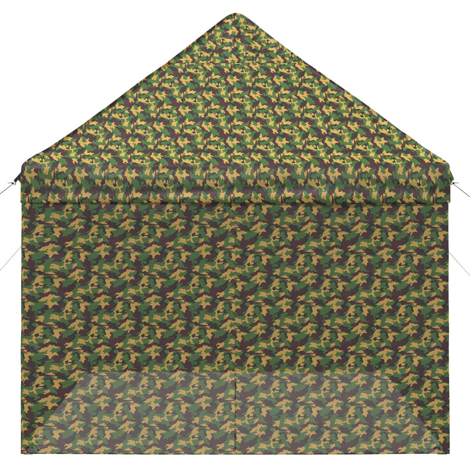 Tent met 4 Zijwanden 2,95 x 4,1 m Leger Camouflage