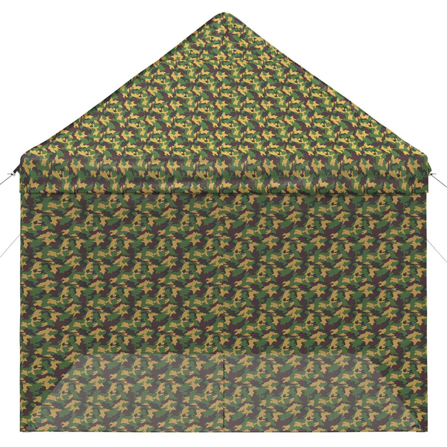 Tent met 4 Zijwanden 2,95 x 4,1 m Leger Camouflage