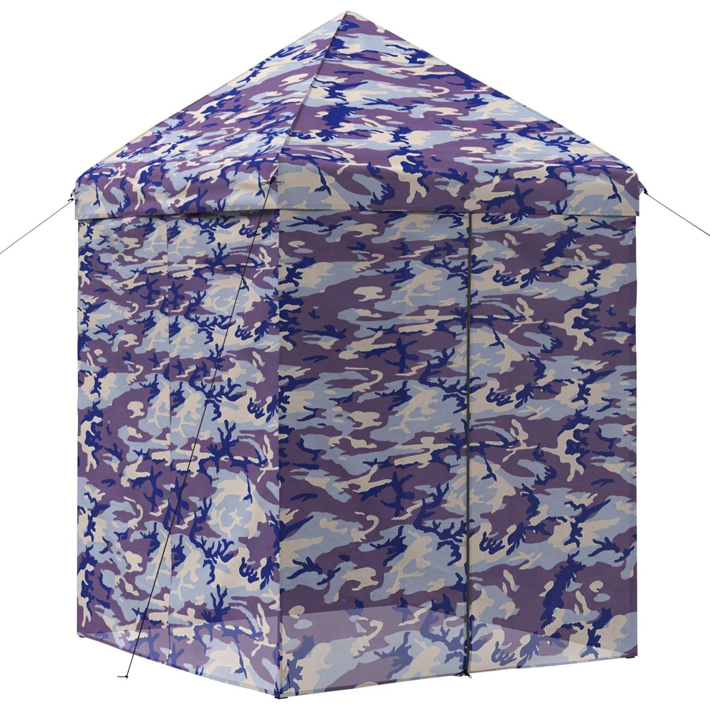 Pop-up Gazebo met 4 Zijwanden 2 x 2 m Blauw Camouflage