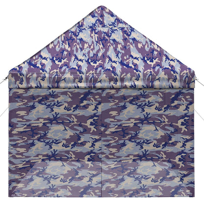 Pop-up Gazebo met 4 Zijwanden 2,9 x 4,3 m Blauw Camouflage