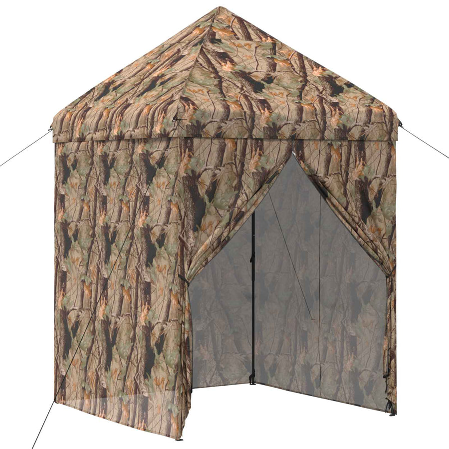 Pop-up Gazebo met 4 Zijwanden 3 x 3 m Bos Camouflage