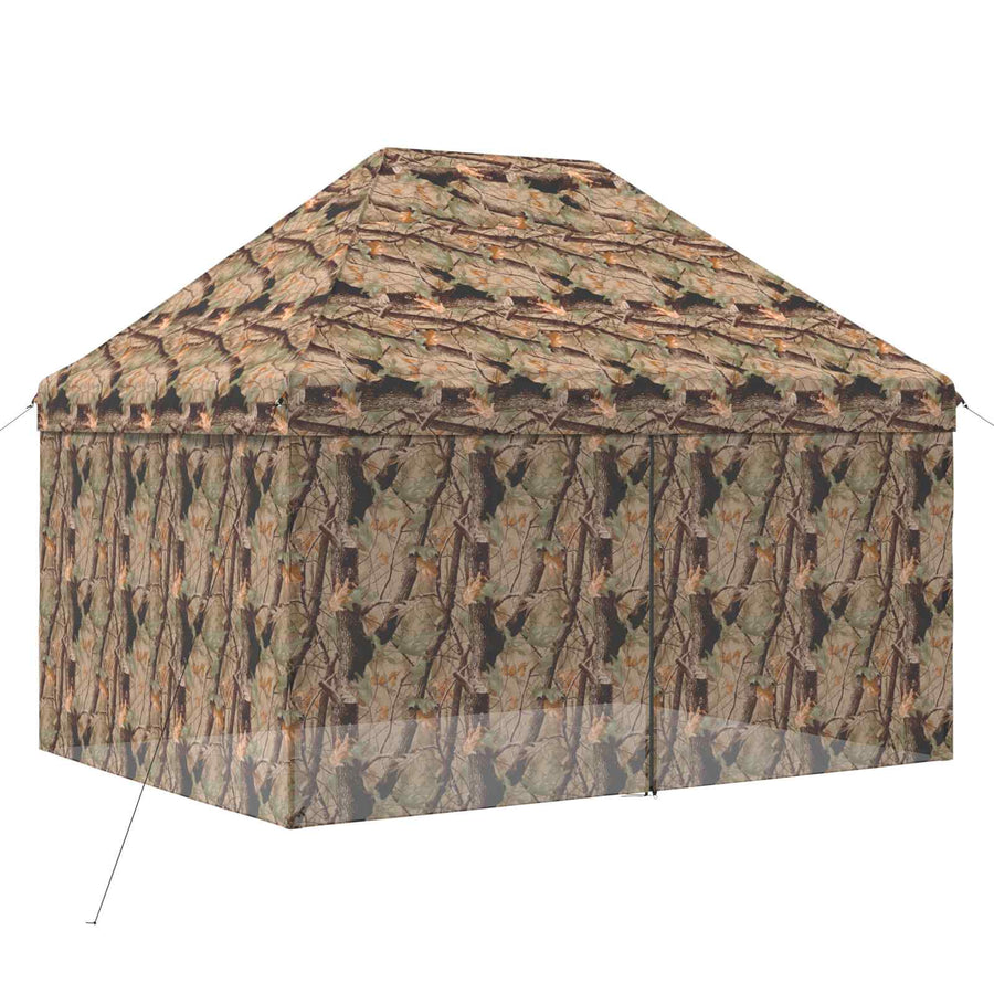 Pop-up Gazebo met 4 Zijwanden 3 x 4 m Bos Camouflage