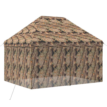 Pop-up Gazebo met 4 Zijwanden 3 x 4,5 m Bos Camouflage