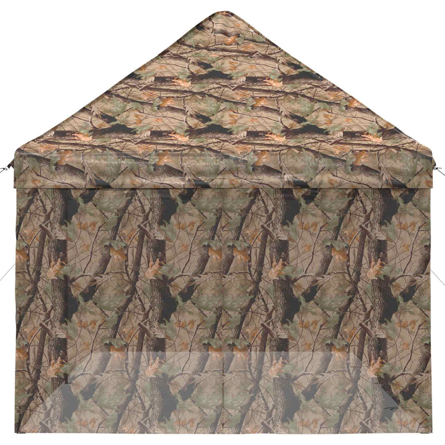 Pop-up Gazebo met 4 Zijwanden 3 x 6 m Bos Camouflage