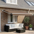 Zonnescherm vervangingsdoek polyester taupe