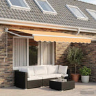 Zonneschermdoek polyester geel 240 gsm