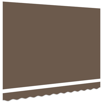 Vervangingsdoek voor zonnescherm Taupe 4 x 2 m Polyester